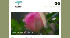 Desktop Screenshot of malakoffnursery.com